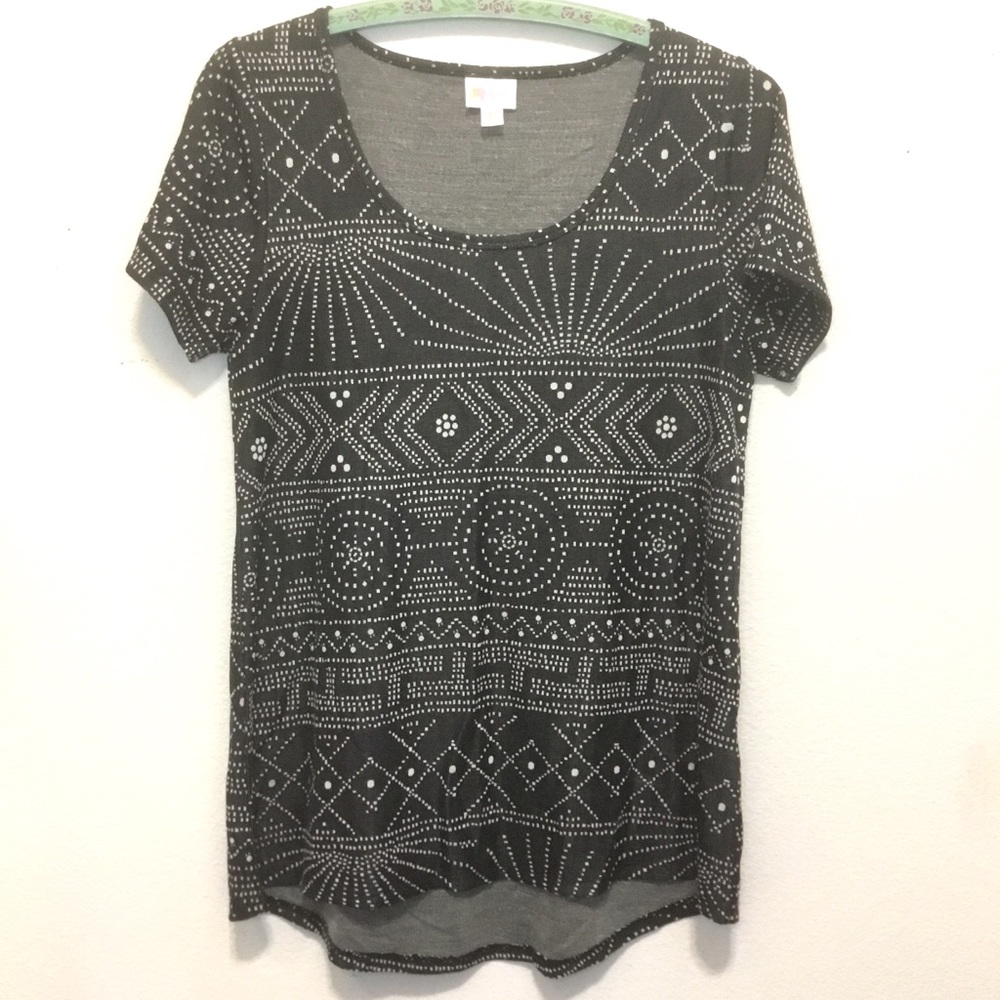 LuLaRoe Scoop Neck T Shirt Top Size XS